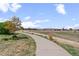Scenic walking path with lush green landscape and clear blue sky at 3667 Hudson St, Denver, CO 80207