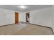 Spacious finished basement area with neutral paint and carpet flooring, perfect for flexible living at 8759 Seton St, Westminster, CO 80031
