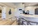 Modern kitchen with sleek countertops, breakfast bar, and stainless steel appliances for culinary enthusiasts at 9019 E Panorama Cir # D218, Englewood, CO 80112