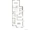 The second-floor floorplan includes three bedrooms, two baths, and laundry, optimizing space and functionality at 6632 N Nepal Ct, Aurora, CO 80019