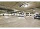 Spacious parking garage featuring ample parking spots and security features at 1780 N Washington St # 405, Denver, CO 80203