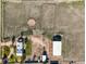 A bird's-eye view of home, land, barn, riding pen, and other outbuildings on farmland at 29881 E 128Th Ave, Commerce City, CO 80022