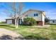 Well maintained home featuring manicured lawn and a combination of brick and vinyl siding at 29881 E 128Th Ave, Commerce City, CO 80022