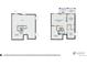 Schematic floorplan exhibiting the layout of an optional recreation room and bedroom with bath at 935 W 128Th Pl, Westminster, CO 80234