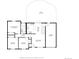 Floor plan showing 3 bedrooms, 2 baths, and a 2-car garage at 10401 W Lehigh Ave, Denver, CO 80235