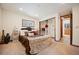 Inviting bedroom with closet, soft carpet, plush accents and a calming atmosphere at 10039 S Turkey Creek Rd, Morrison, CO 80465