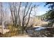Scenic creek view showcasing trees and the tranquil beauty of nature at 10039 S Turkey Creek Rd, Morrison, CO 80465