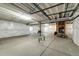 Unfinished basement with vapor barrier, concrete floors, and exposed ceiling at 469 S Olathe St, Aurora, CO 80017