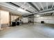 Unfinished basement with vapor barrier, concrete floors, and stairs at 469 S Olathe St, Aurora, CO 80017