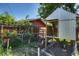 Backyard chicken coop and run, a great addition for sustainable living and fresh eggs at 855 33Rd St, Boulder, CO 80303