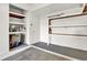 Spacious garage with built-in shelving and storage at 3030 W Prentice Ave # D, Littleton, CO 80123