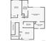 Upstairs floor plan showing bedrooms, bathrooms and closet space at 6260 E 114Th Ave, Thornton, CO 80233