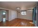 Bright and spacious bedroom featuring hardwood floors, dual closets, and an AC unit at 2605 Crabapple Ct, Golden, CO 80401