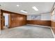 Spacious bonus room with paneled walls, carpet and window at 4731 W 66Th Ave, Arvada, CO 80003