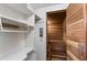 Picture of built-in cedar sauna next to shelving unit at 4731 W 66Th Ave, Arvada, CO 80003