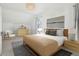 Bright bedroom features a bed, dresser, area rug, and natural light from the window at 142 N Logan St, Denver, CO 80203