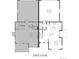 Detailed first floor plan featuring a spacious layout, open concept living, kitchen, dining area and a two-car garage at 3865 W 82Nd Ln, Westminster, CO 80031