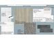 Selection board featuring quartz countertops, backsplash, floor tile, carpet, and fireplace materials in neutral colors at 3865 W 82Nd Ln, Westminster, CO 80031