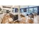 Spacious open floor plan connecting the kitchen, dining area, and living room, perfect for entertaining at 1063 Sandstone Cir, Erie, CO 80516