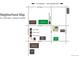 Neighborhood map shows the home's proximity to shopping, restaurants, parks, and schools at 20 S Harlan St, Lakewood, CO 80226