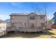 Expansive backyard with a spacious deck, offering plenty of room for recreation and enjoying the outdoors at 1304 5Th St, Golden, CO 80403