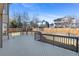 Large backyard deck, great for entertaining in a suburban neighborhood setting at 1304 5Th St, Golden, CO 80403