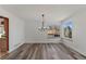 Bright dining room featuring new light fixture, and new laminate flooring at 1304 5Th St, Golden, CO 80403