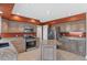 Charming kitchen with stainless steel appliances, cabinets, and tile floor at 1304 5Th St, Golden, CO 80403