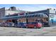 View of the Trailhead Taphouse + Kitchen, along with other shops on the street, highlighting a vibrant commercial area at 1304 5Th St, Golden, CO 80403