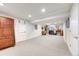 Unfinished basement featuring neutral carpet and recessed lighting at 1236 Sequerra St, Broomfield, CO 80020