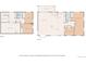 Detailed floor plan showcasing the layout of the main floor and basement at 7684 Beverly Blvd, Castle Pines, CO 80108