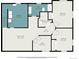Detailed floor plan showcases the layout, including the laundry room, Gathering room, bedrooms, and bathroom at 7777 Newman St, Arvada, CO 80005