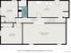 Floorplan showing a recreation room, bedrooms, bathroom, utility and hall at 8299 E Kenyon Ave, Denver, CO 80237