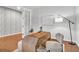 Inviting home office featuring hardwood floors, modern desk, stylish decor and ample lighting at 3438 Cade Ct, Castle Rock, CO 80104