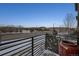 Balcony with view of street and snowy landscape at 2584 Meadows Blvd # E, Castle Rock, CO 80109