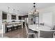 Bright dining area with kitchen and living room views at 2584 Meadows Blvd # E, Castle Rock, CO 80109