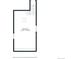 Floor plan showing the dimensions of the basement of the house at 205 Beech St, Hudson, CO 80642