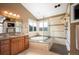 Bright bathroom featuring a soaking tub, walk-in shower, dual sinks and lots of natural light at 15946 W Ellsworth Ln, Golden, CO 80401