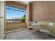 Cozy balcony with outdoor seating and scenic views at 837 E 98Th Ave # 405, Thornton, CO 80229