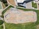 Aerial view of a modern skate park with various ramps and features for skateboarders and BMX riders at 837 E 98Th Ave # 405, Thornton, CO 80229