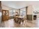 Elegant dining room with stylish wainscoting, and ample seating for Gathering gatherings at 1832 Marlowe Cir, Erie, CO 80516