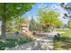 A lovely neighborhood playground with a picnic shelter and slides provides outdoor fun for the Gathering at 1513 Cannon Mountain Dr, Longmont, CO 80503