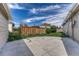 Backyard featuring a concrete patio surrounded by a wooden fence at 7301 Dale Ct, Westminster, CO 80030