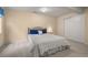 Bedroom featuring neutral walls, double door closet and cozy bed at 20217 Kenneth Lainer Dr, Monument, CO 80132