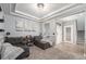 Inviting living room with comfortable seating, coffered ceilings, and stylish entryway view at 4073 S Liverpool St, Aurora, CO 80013