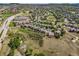 Expansive aerial view of a well-planned community with tree-lined streets and scenic landscapes at 4247 Thistlesage Ct, Castle Rock, CO 80109