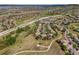 High angle captures neighborhood near open space and greenway, providing recreation and natural beauty at 4247 Thistlesage Ct, Castle Rock, CO 80109