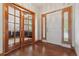 Home entryway with a view into a bright office space at 4247 Thistlesage Ct, Castle Rock, CO 80109