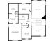 Detailed second floor plan featuring primary bedroom with ensuite bath, additional bedrooms and a walk-in closet at 4247 Thistlesage Ct, Castle Rock, CO 80109