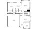Detailed first floor plan of home including kitchen, living room, Gathering room, breakfast nook, office, and garage at 4247 Thistlesage Ct, Castle Rock, CO 80109